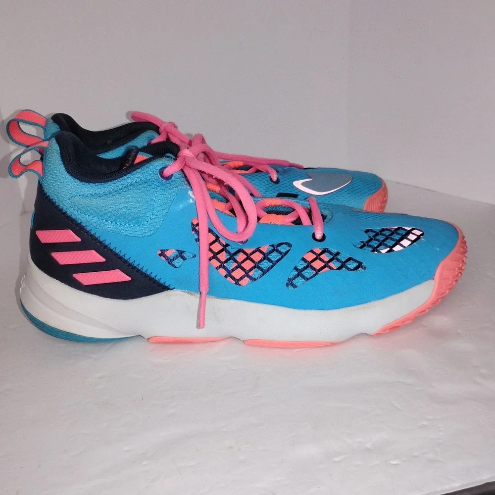 Adidas PRO N3XT 2021  GY2876 Men's BASKETBALL blue/pink Size‎ 8 Shoes